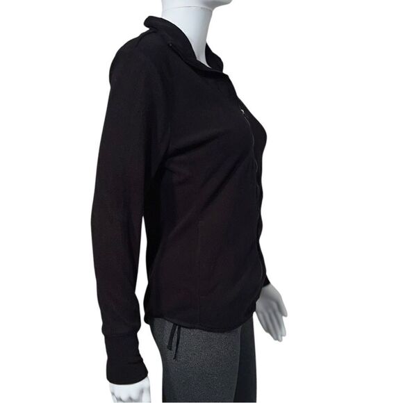 Old Navy Black Full Zip Fleece Jacket NWOT (XS Petite) - Picture 3 of 11